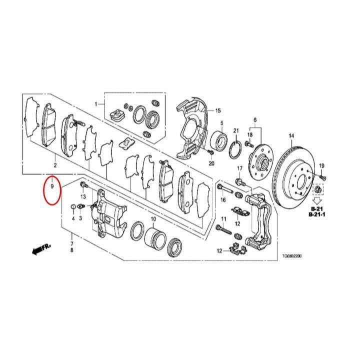 Cover Bawah Dashboard Supir JAZZ GE8 2008-2013 Original