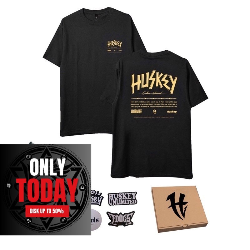 ORI Huskey Clothing - kaos distro pria - Zippo Black - huskey bali