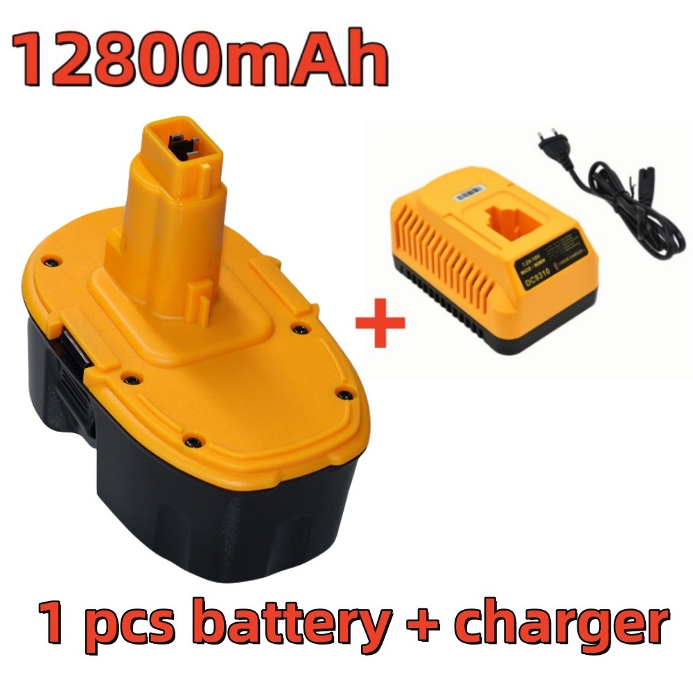 18V 12800mAh Ni-MH Power Tool for Dewalt DC9096 DE9039 DE9095 DW9098 DE9503 DW9096 Replacement Batte