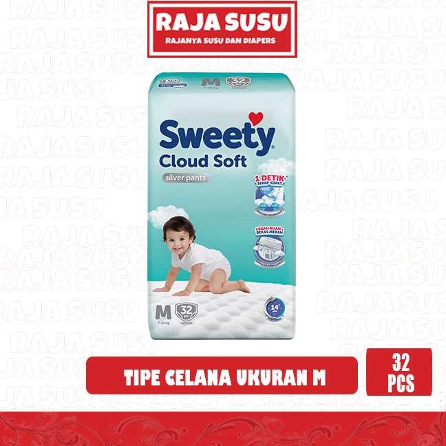 SWEETY SILVER PANTS M32 - RAJA SUSU