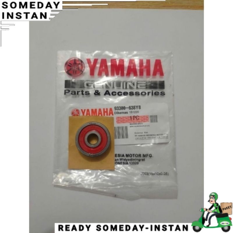 YB638Y8- Lahar Bearing 638 Bearing Bak CVT YAMAHA
 Mio Smile Sporty Nouvo/ suku cadang sparepart dan