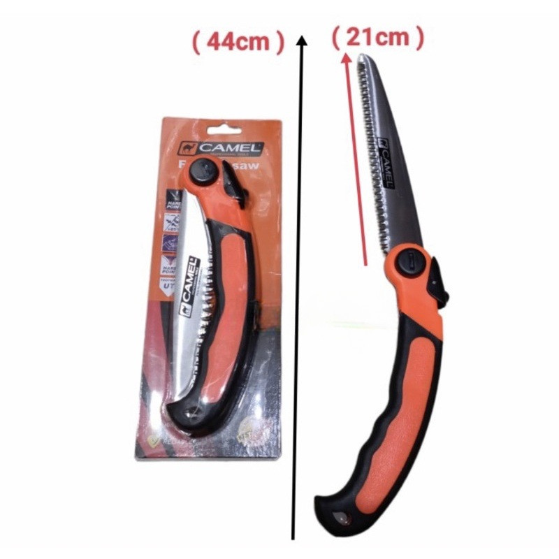 Gergaji Lipat Camel / Gergaji Lipet Gagang Fiber Karet Bagus CAMEL