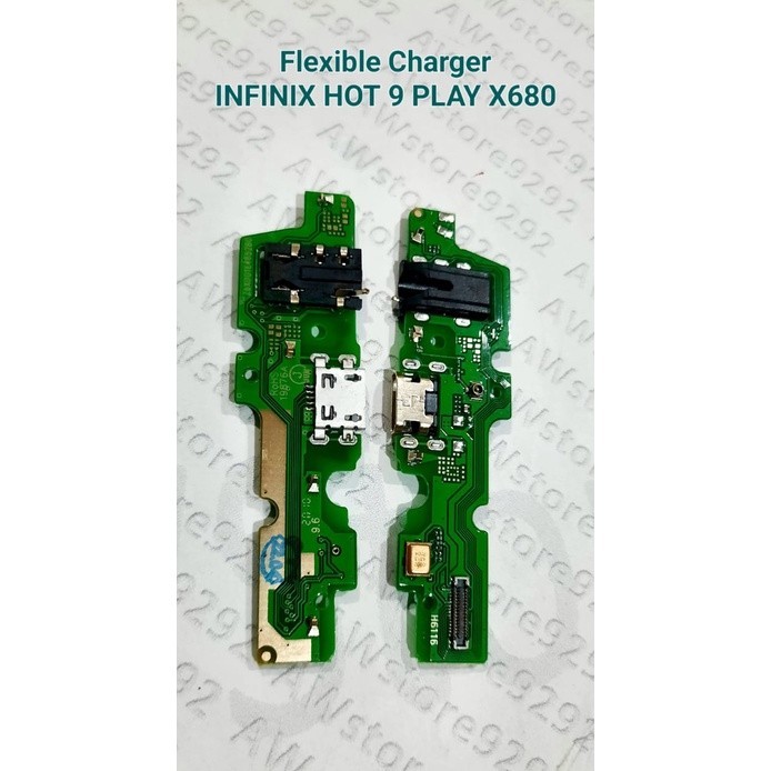 ORI Flexible fleksibel Konektor Charger INFINIX HOT 9 PLAY X680 papan cas infinix hot 9 play papan c
