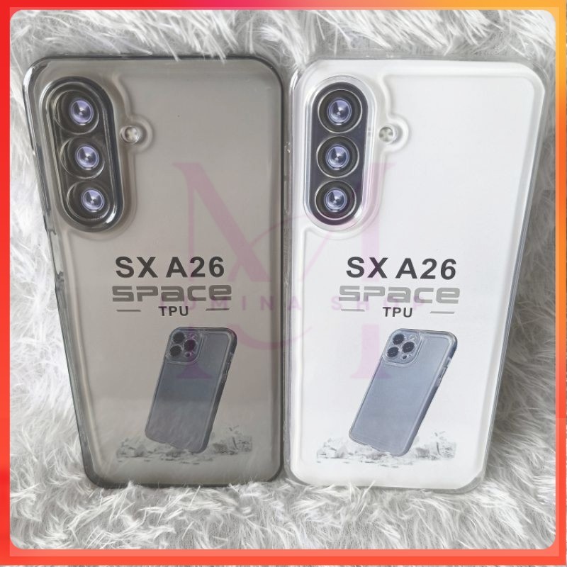 PROMO+COD Softcase Casing Clear terbaru Samsung A26 Slikon transparan dan pelindung belakang hp+came