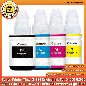 Canon Tinta Gi 790 Original Pixma GI-790 Printer Ink For G1000 G2000 G3000 G4000 G1010 G2010 Per Pcs