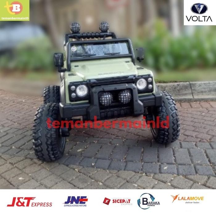Mobilan Aki Mainan Anak Jeep RockY Monster Himalaya 4WD Ban Karet-SHP - HULK - HIMALAYA