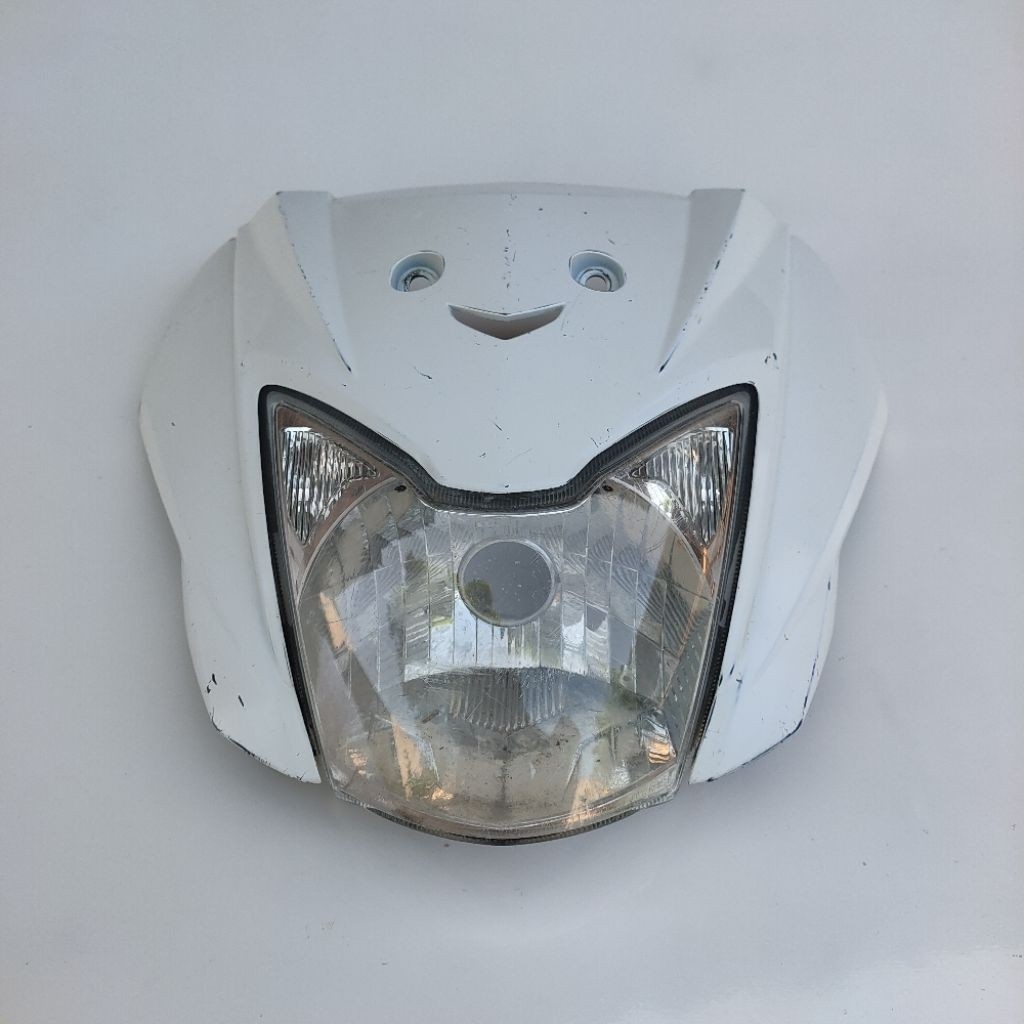 FULLSET COVER BODI TAMENG LAMPU DEPAN TVS NEO 110 ORIGINAL SEKEN