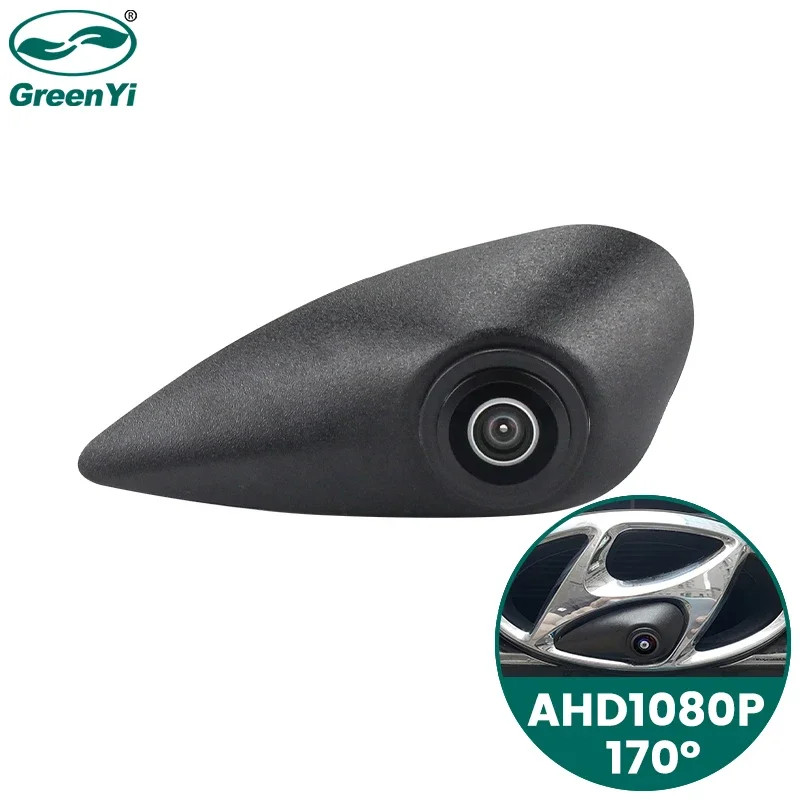 GreenYi 1080P Car Front View Camera for Hyundai IX35 I30 Tucson Accent I40 Santa Fe Dm H1 Terracan H