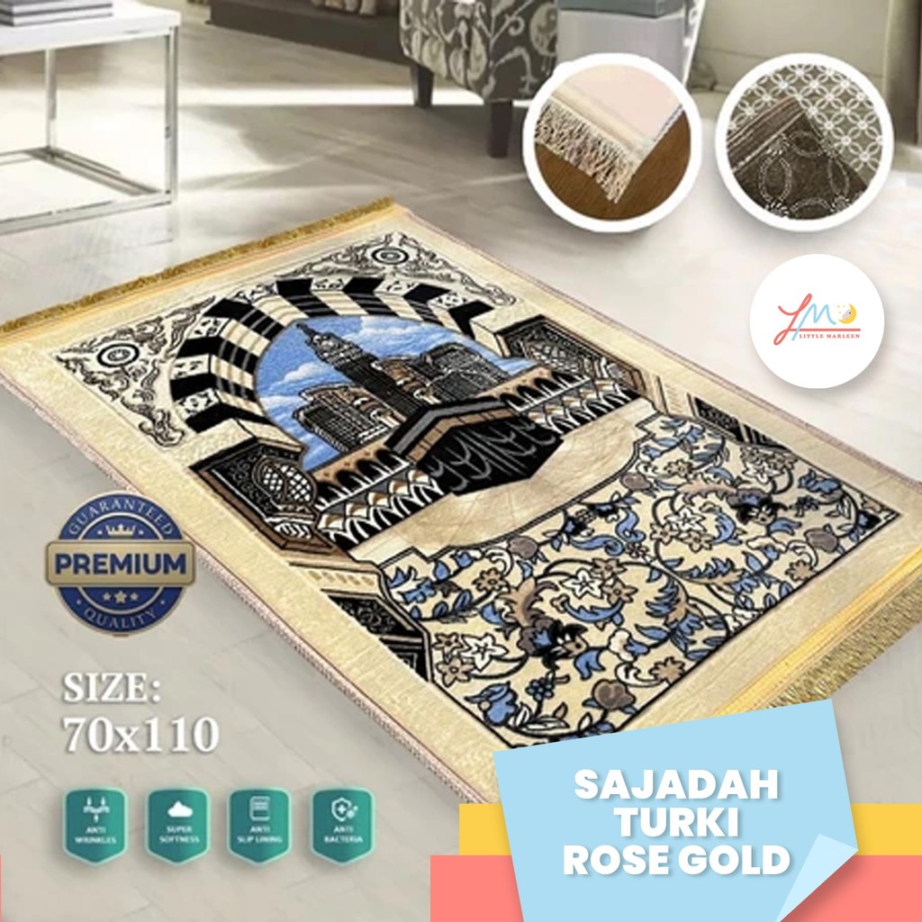 Sajadah Rekomended Terbaru Lebaran Tebal Muslim Multifungsi Mozaik Unisex Motif Premium Nyaman Shola