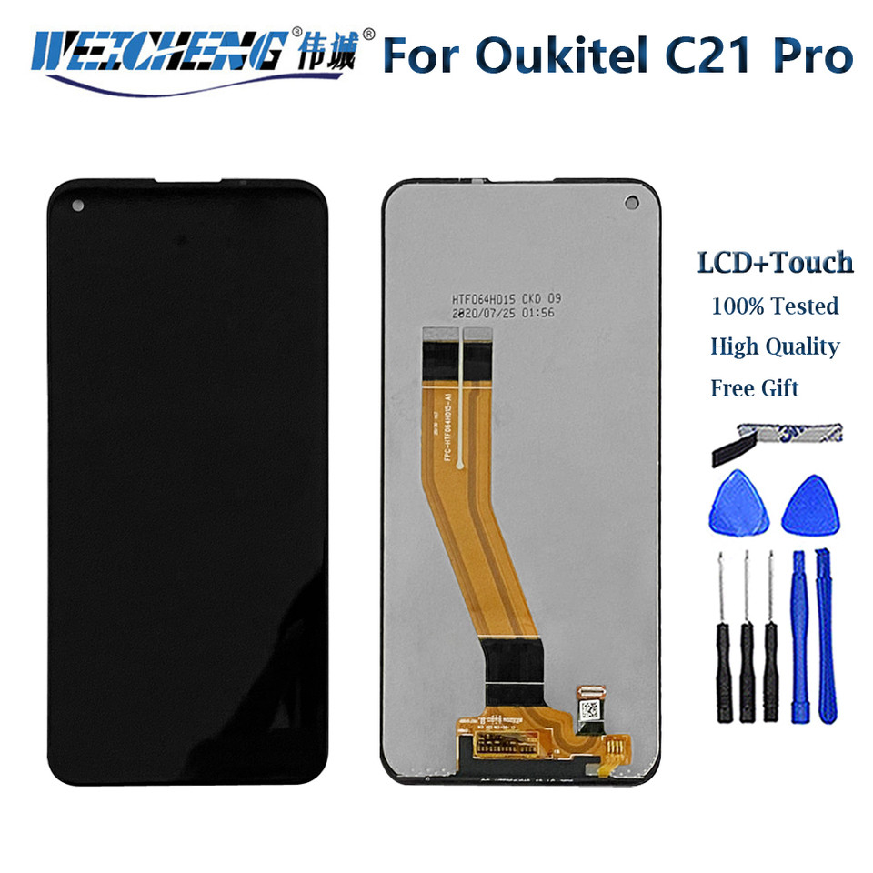 6.39 " Original for OUKITEL C21 Pro LCD splay+Tou Screen gitizer Assembly LCD Tou Sensor For Oukitel