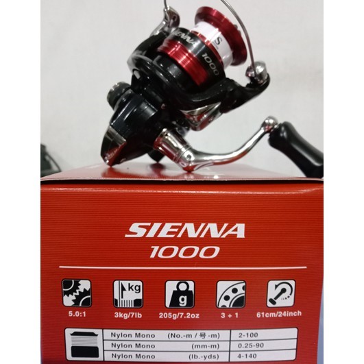 NEW PROMO SALE Reel ShimanoSienna 1000 Aluminium Spool