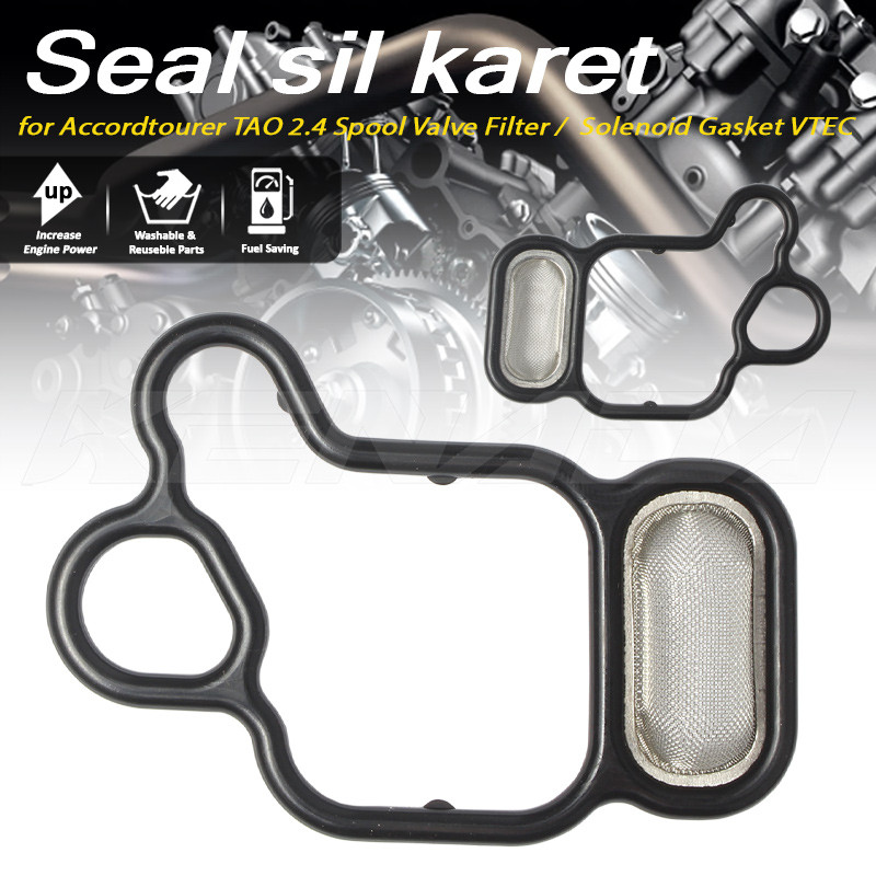Packing Vtec Seal Vtech Belakang 15815-R40-A01 Ori Indo  Accord Cp2,CRV RM3, Odyssey, Crv Gen4 Rm 2.