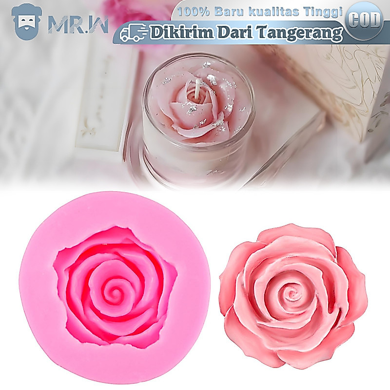 Cetakan Puding Mawar Kecil Cetakan Bunga Puding Silikon Flower DIY