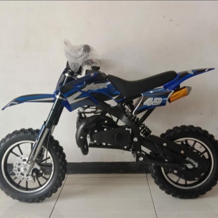 MOTOR BENSIN MINI TRAIL ANAK PCMOTO MGX D7-05 DOBLE STATER 50CC