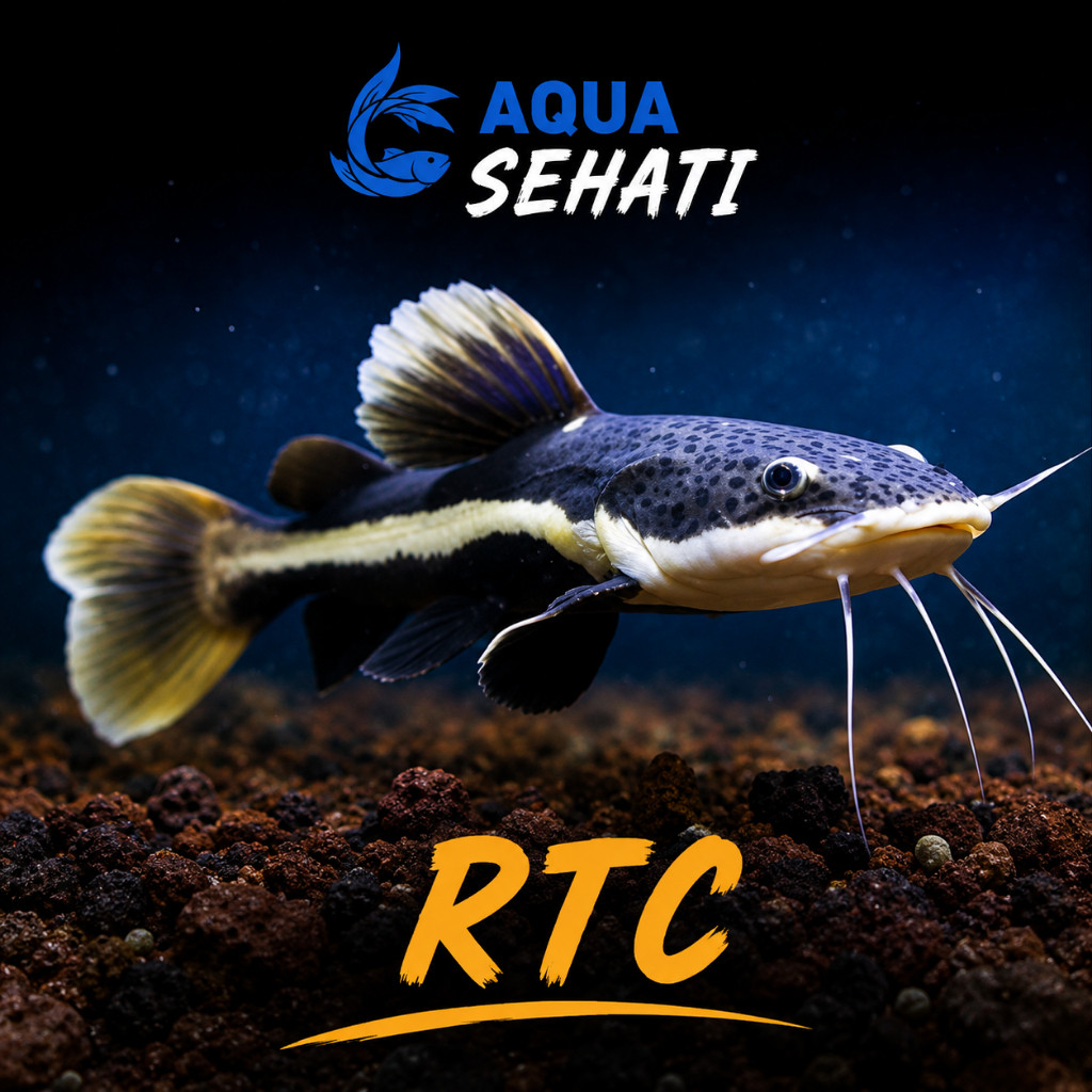 Ikan RTC Red Tail Catfish 7-8 cm - Ikan Predator Lele Amazon Sehat