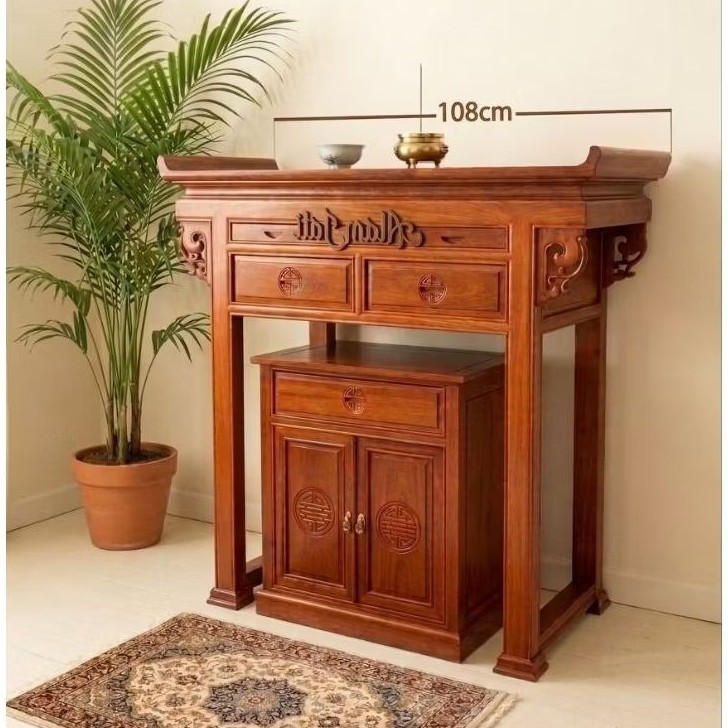 Meja Altar Minimalis Modern Jati Meja Sembahyang Leluhur