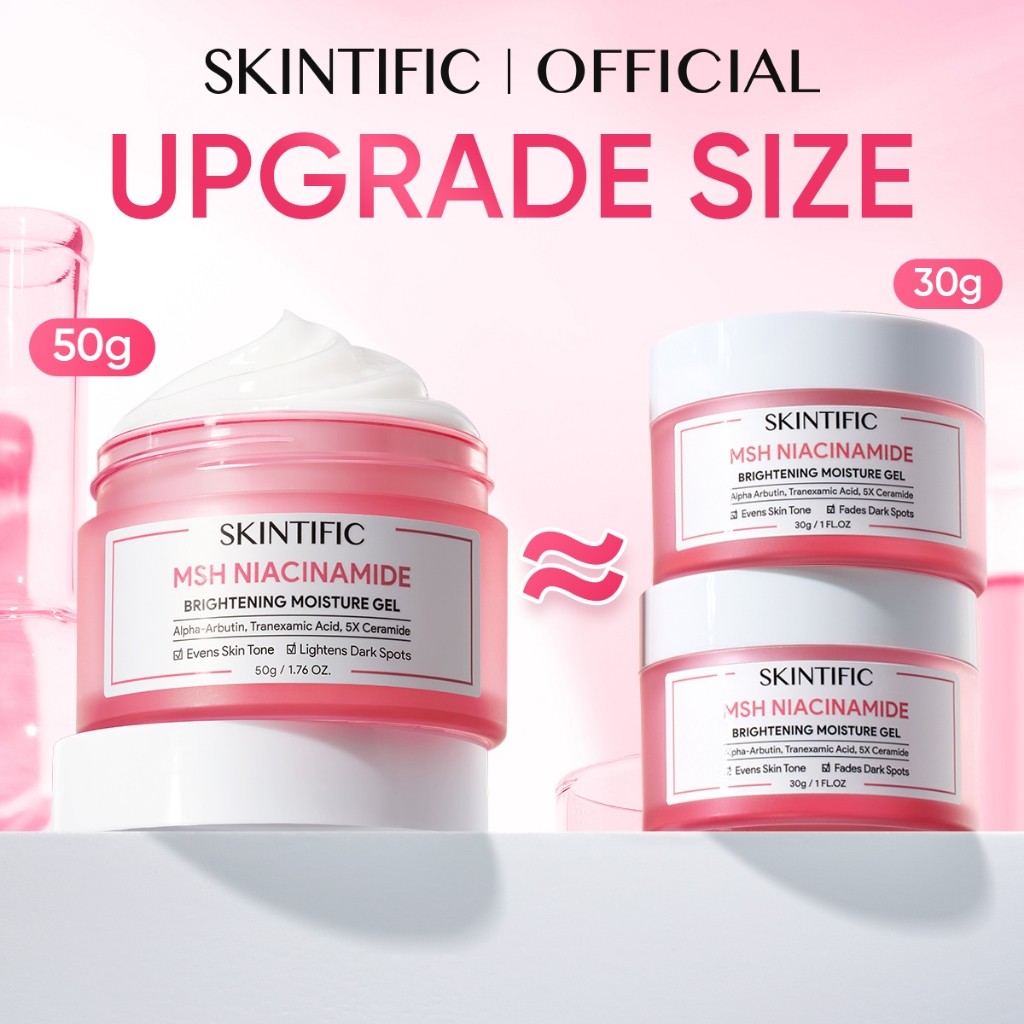 SKINTIFIC MOISTURIZER GEL MSH NIACINAMIDE 30GR - 6GR
