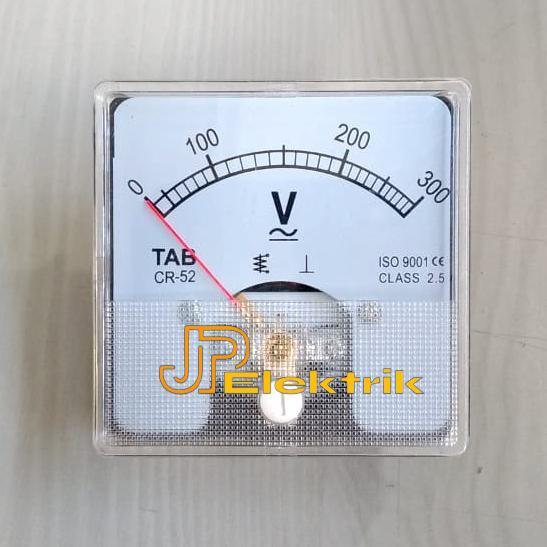 Voltmeter Analog CR-52 AC/DC 300V Voltmeter Jarum