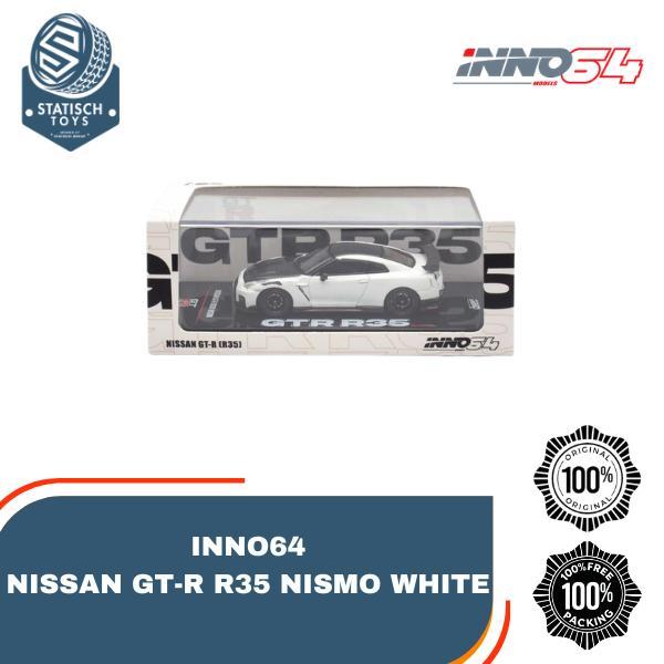 Inno64 Nissan GT-R R35 Nismo White Skala 64 Inno