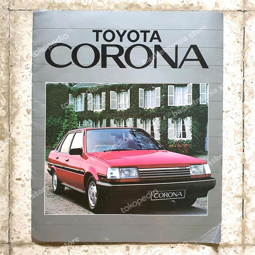 brosur toyota corona jadul antik iklan mobil lawas