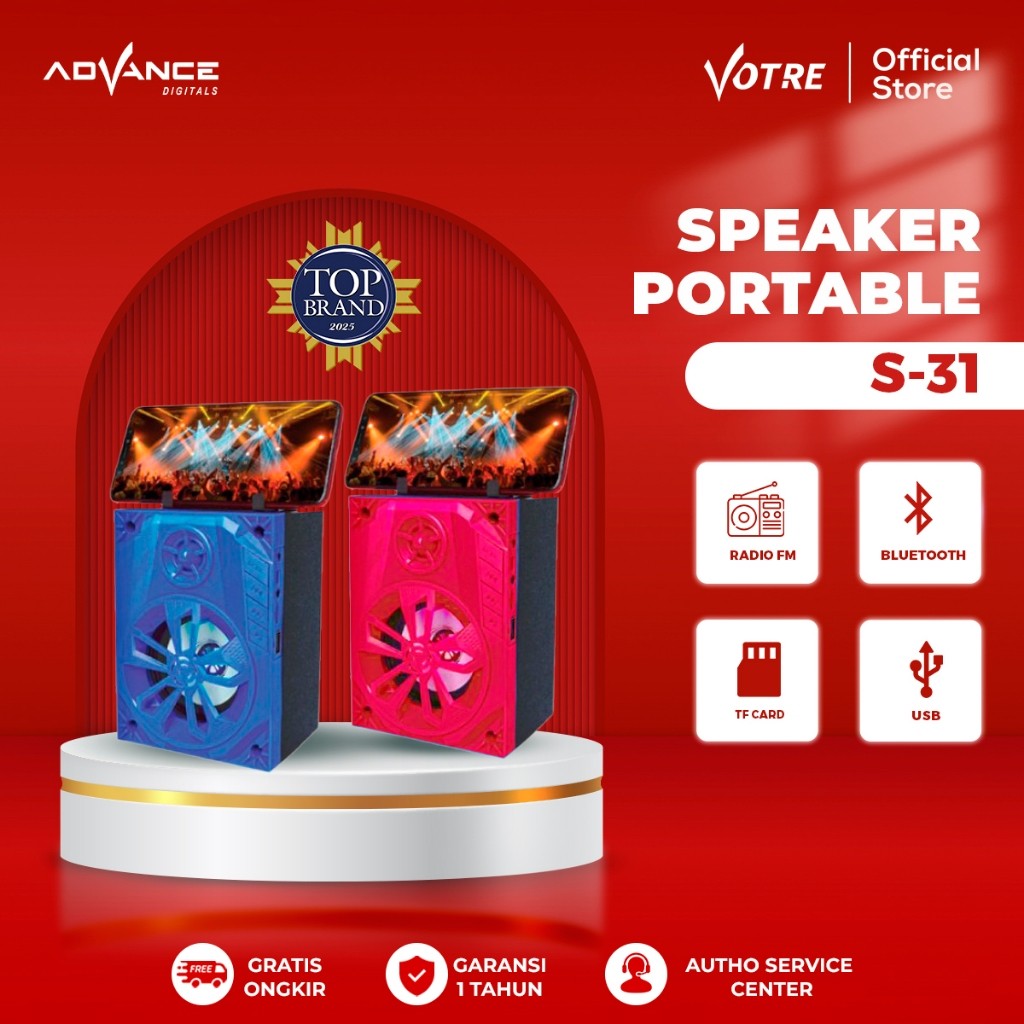 Advance Bluetooth Speaker Music Box S31 Speaker Bluetooth Portable