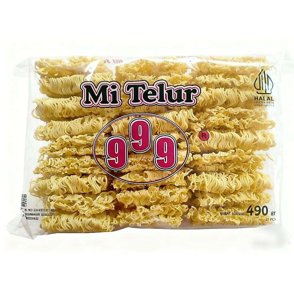 MIE TELUR 999 / MIE KERING - 490gr isi 27pc