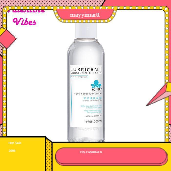 PROMO SALE 100%  DAN TERJAGA BUY SEKARANG JUGA PROMO SALE LUBRICANT JOKER WATER BASED ORIGINAL 200ml