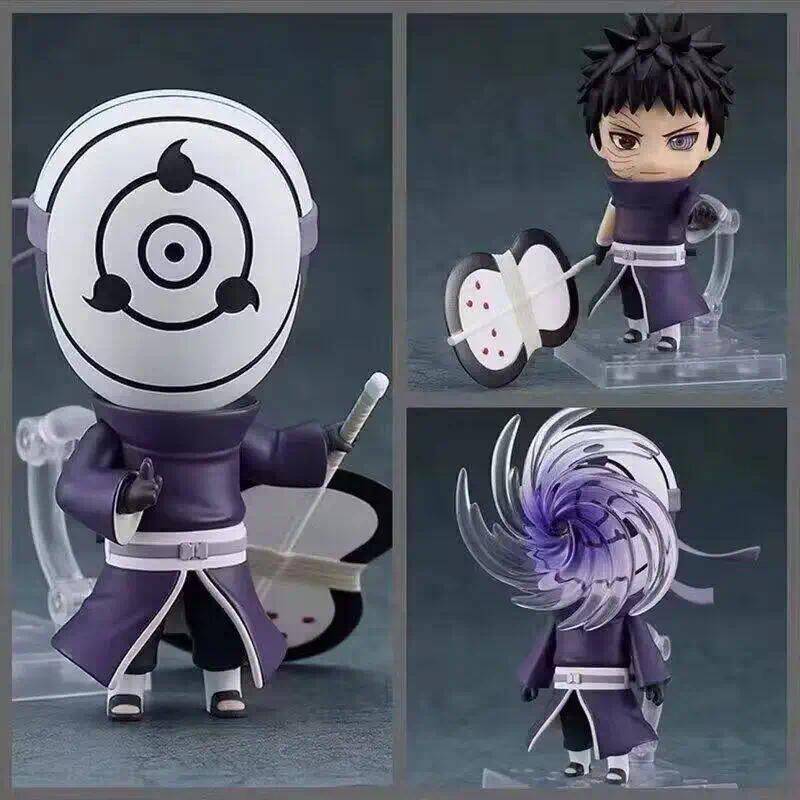 10cm Nendoroid Naruto Shippuden 2175 Six Paths Uiha Madara 2120 Obito 2436 Shisui Q Version Action F