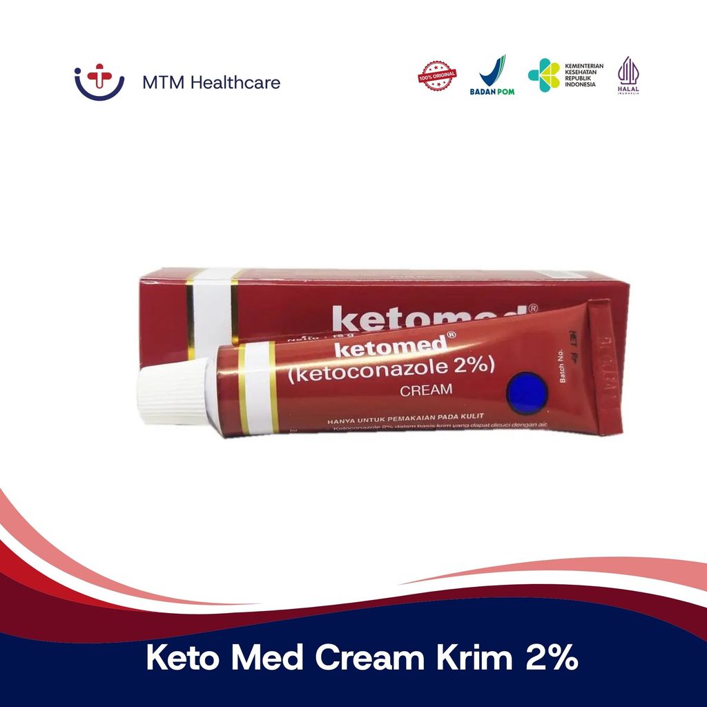 Salep Krim Cream Ketomed 2% 15gr Per Tube