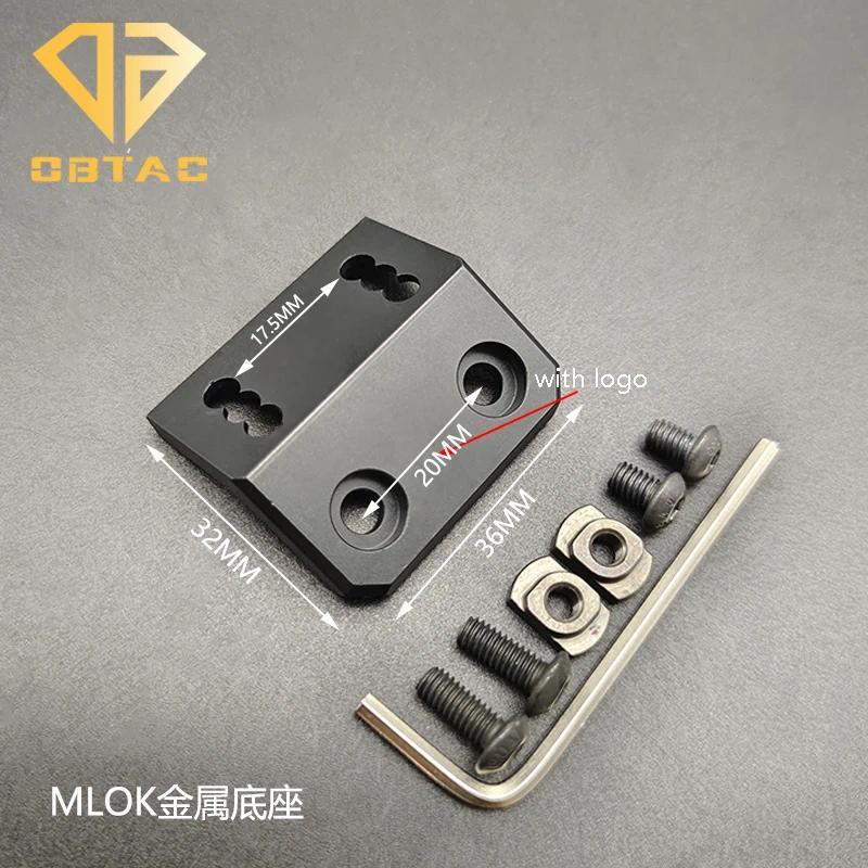 Metal RM45 Offset Scout Light Mount For Airsoft Tactical M300 M600 PLHV2 Flashlight Mount Fit M-LOK 