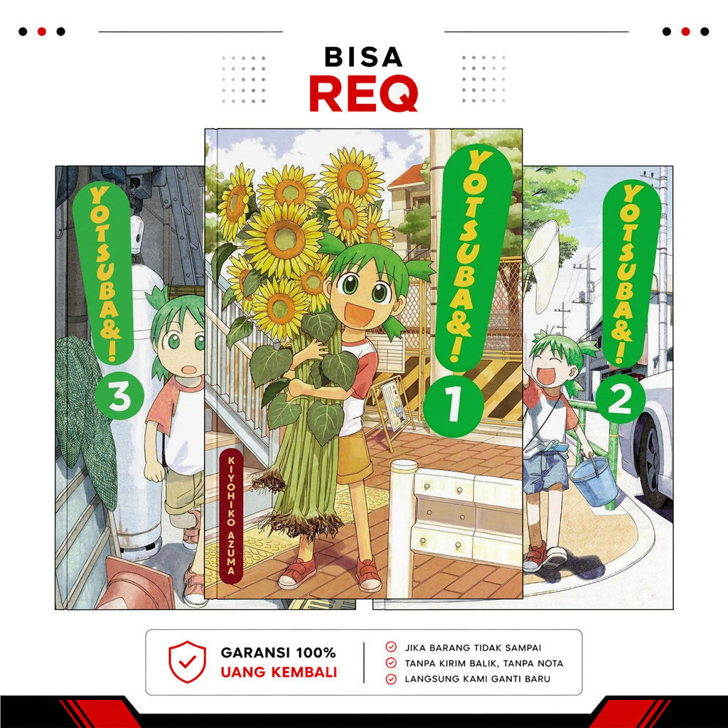 Yotsuba&, Vol. 1-15 ( Komik Manga ) by Kiyohiko Azuma