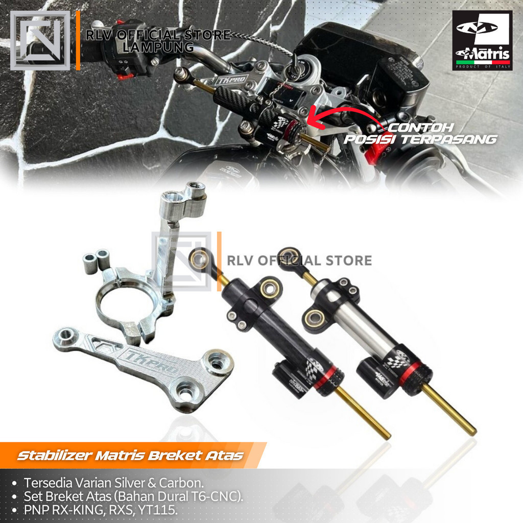 Stabilizer Matris pendek 16 klik set breket atas pnp rx king rxs rxk