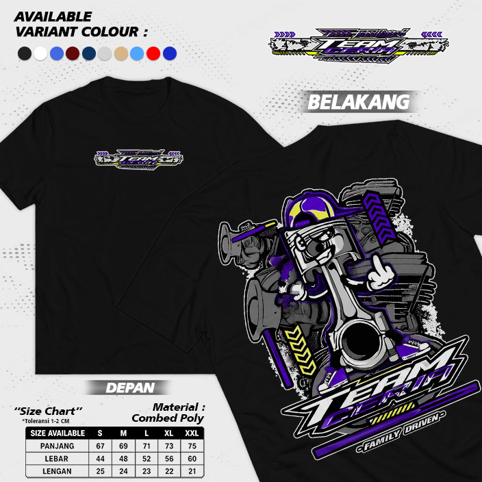 POPNSHOPID - KAOS TEAM CERIA - SHIRT TEAM CERIA - KAOS DISTRO TEAM CERIA FUL DESAIN -  KAOS TEAM CER