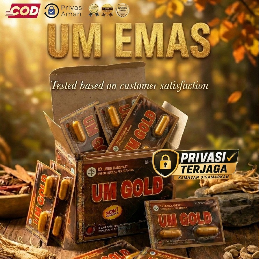 Gold Um100% Kemasan BOX 100% ORIGINAL