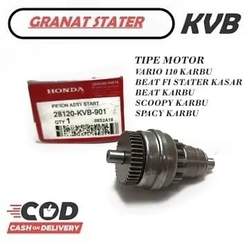 GIGI PINION STATER STARTER GRANAT VARIO BEAT KARBU BEAT F1 SCOOPY SPACY GRANAT GIGI PINION STATER ST