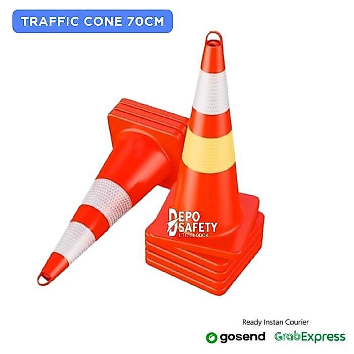 KERUCUT PEMBATAS JALAN - SAFETY CONE - TRAFFIC CONE