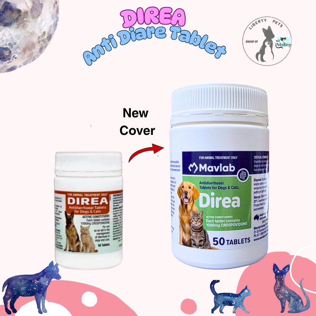 Direa Obat Anti Diare Kucing Anjing (1 Tablet)