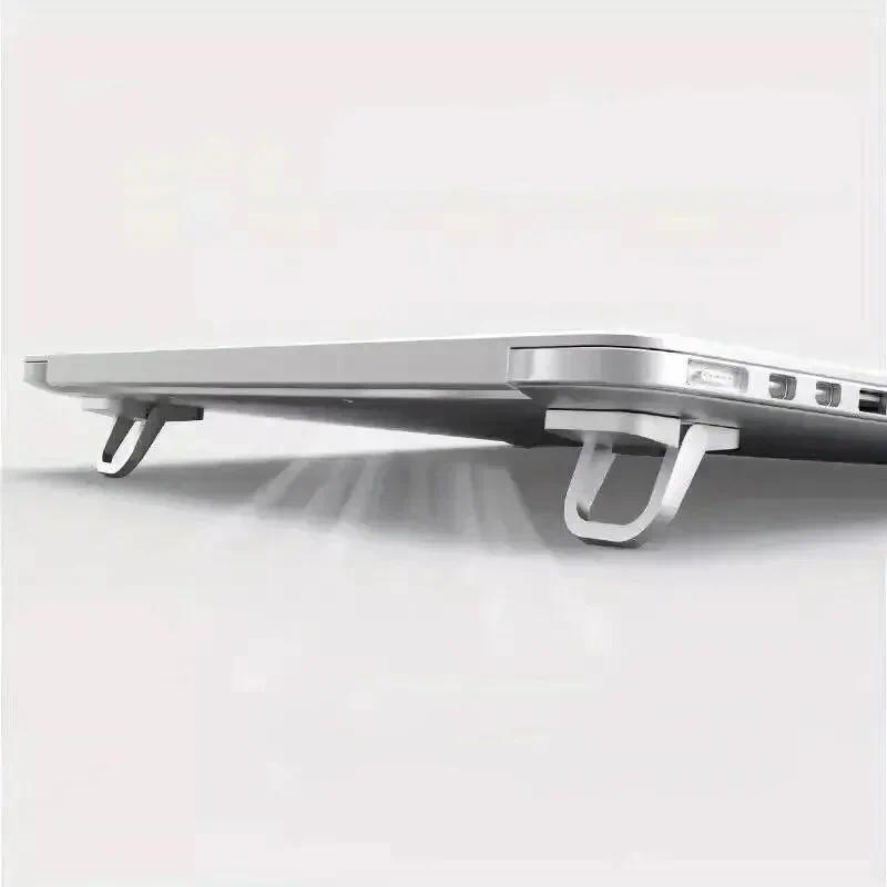 2pcs/Set Laptop Stand for Computer Keyboard Stand Riser Aluminum Mini Portable Laptop Stands for Not