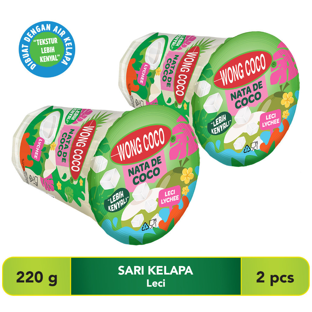 

Unicorn - Wong Coco Nata de Coco Lychee 220gr (1Pcs)