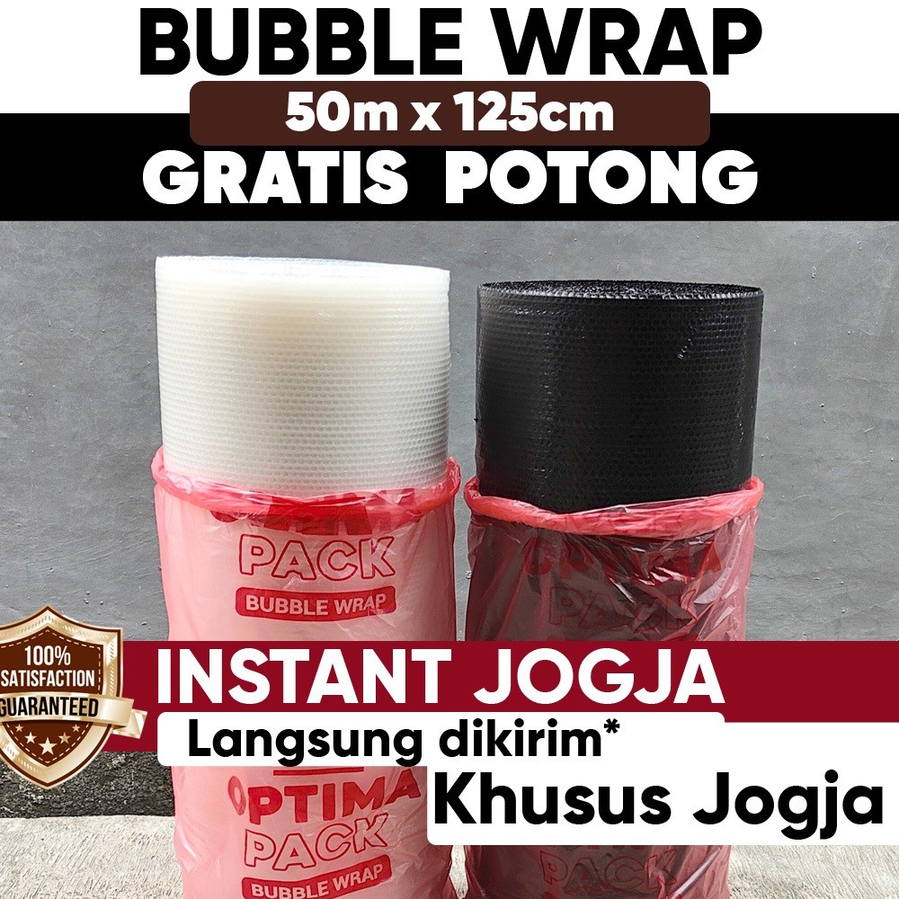 

Bubble Wrap roll 50 meter - Lebar 125cm - Bubble Warp Sleman Jogja