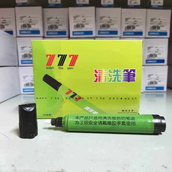 

PENGHAPUS SILVER 777 ORIGINAL PEN BOLPEN POLA CLEAR PEN MERK 771 PALSU