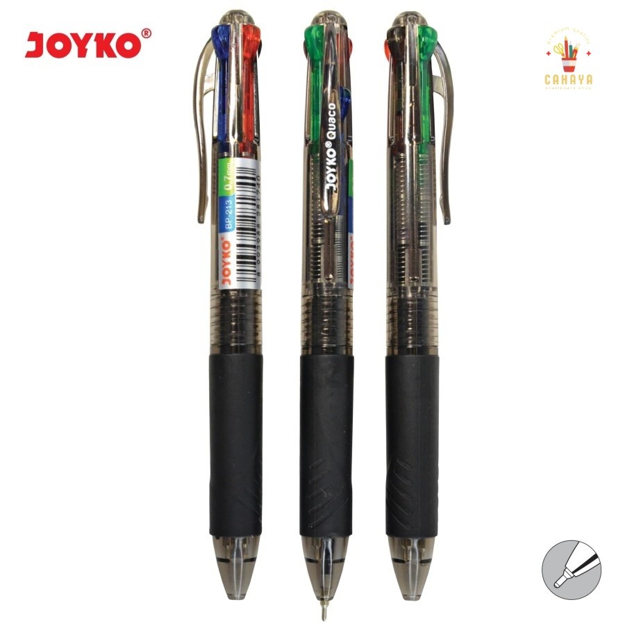 

Cahaya Stationary Pulpen / Pena Joyko BP-213 / Quaco/ 0.7 mm / 4 Warna