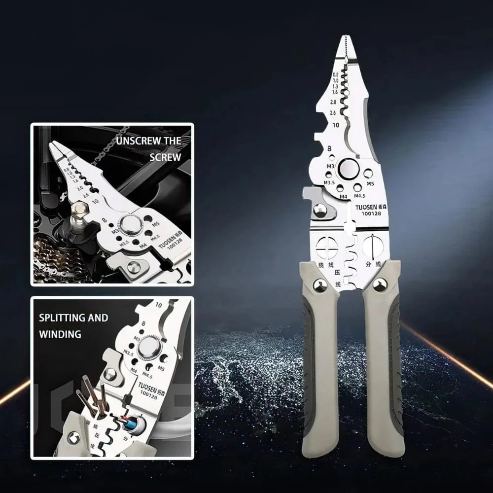 Tang Serbaguna/Tang Pemotong/Alat Tang Kupas Kabel/Pemotong Kabel Multifungsi/Kabel Pengupas