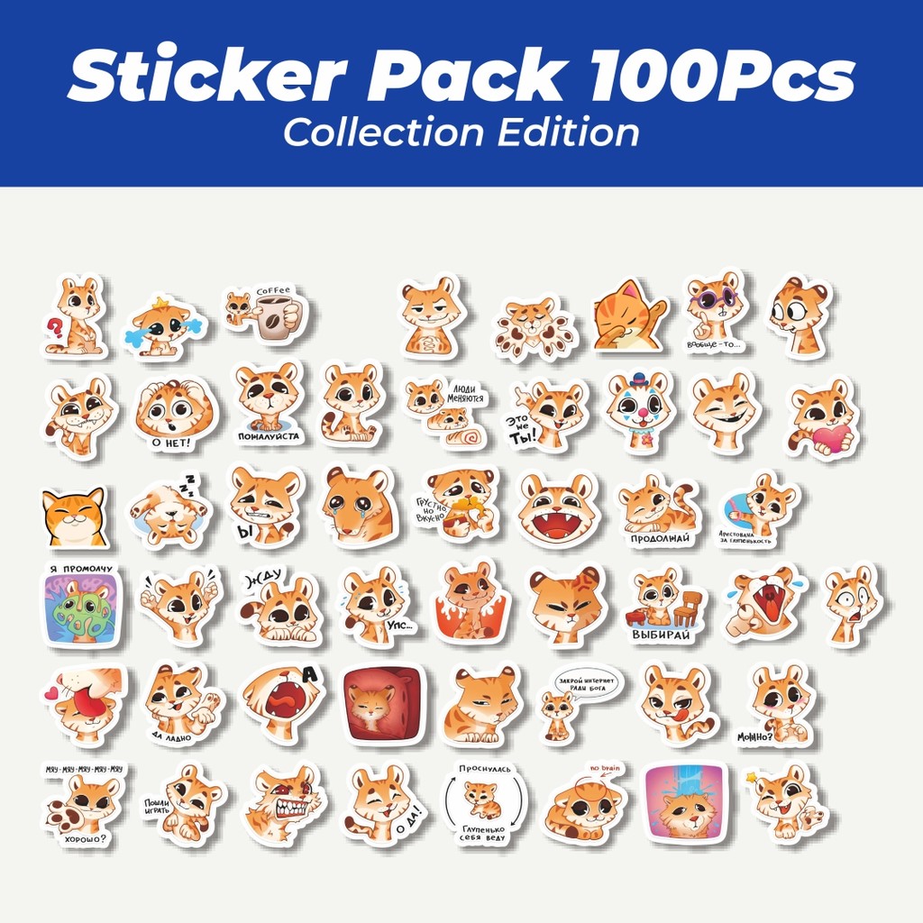 

Hot Stiker Kartun Funny Tiga The Tiger Lucu Anti Air Stikers Berperekat Waterproof Sticker Decal Buat Motor Helm Buku Journal Koper Casing HP Laptop Botol Minum