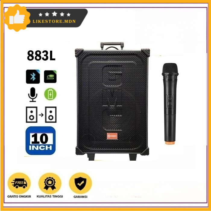 GMC SPEAKER PORTABLE 10" GMC-883 L MDN