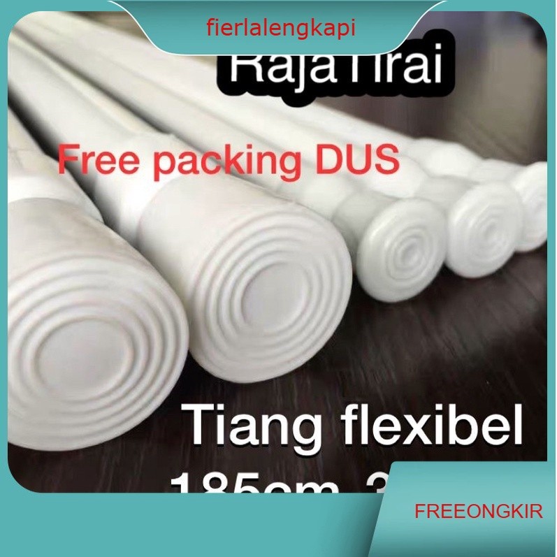 TIANG FLEXSIBEL PINTU TANPA DIPAKU 185CM-350CM/PIPA TIANG TONGKAT/tiang tongkat serbaguna/tiang PIPA