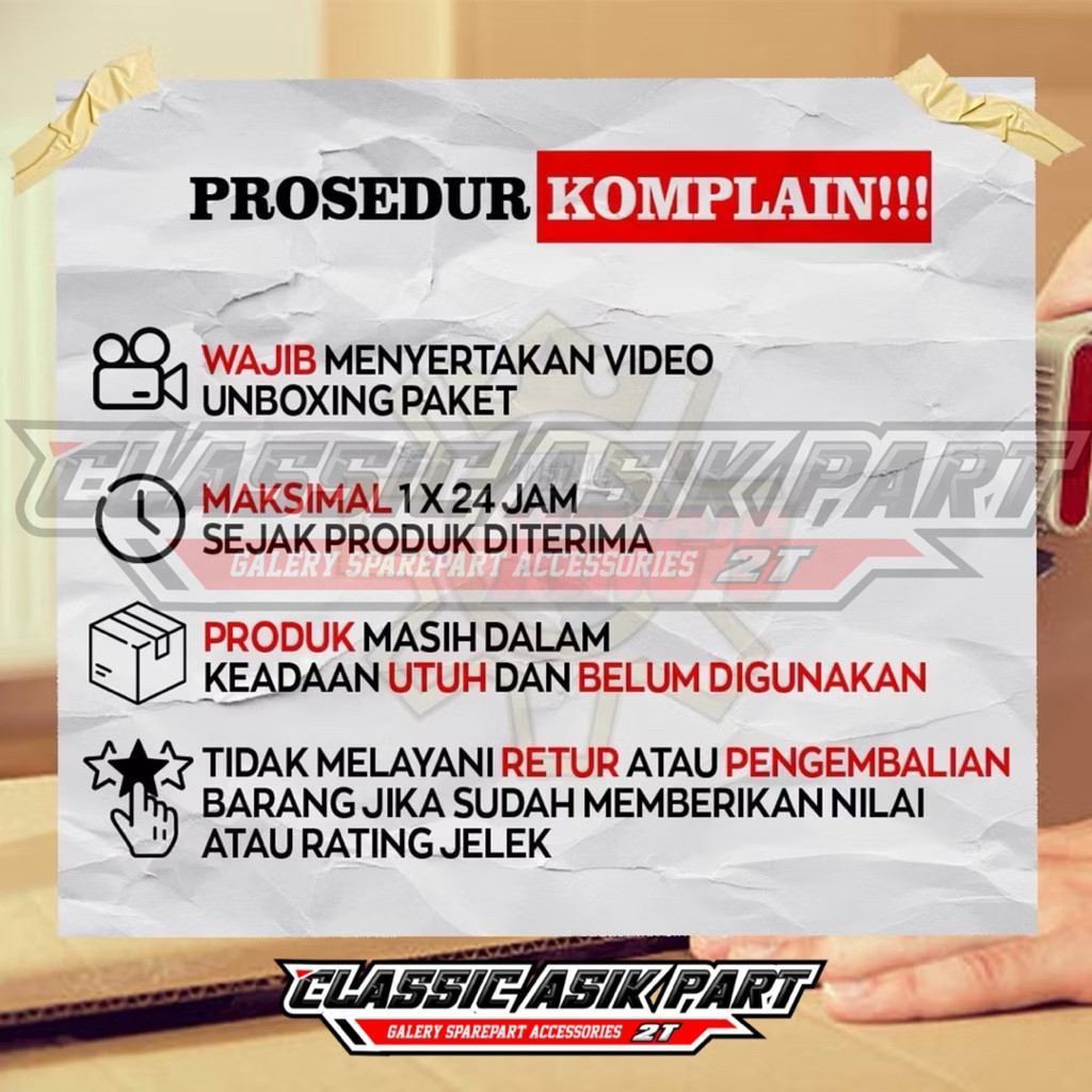 Lampu daymaker day kotak rx king rxking lama cobra master fullset