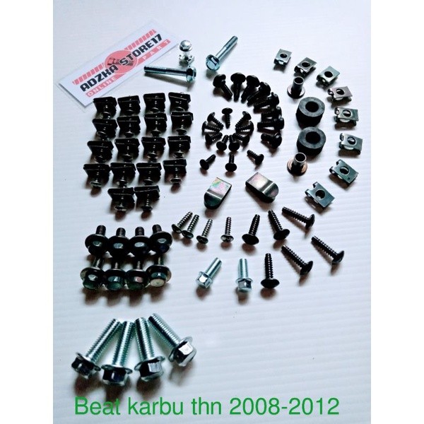 baut body beat karbu full set/ baud lengkap full body beat karbu 2008-2012