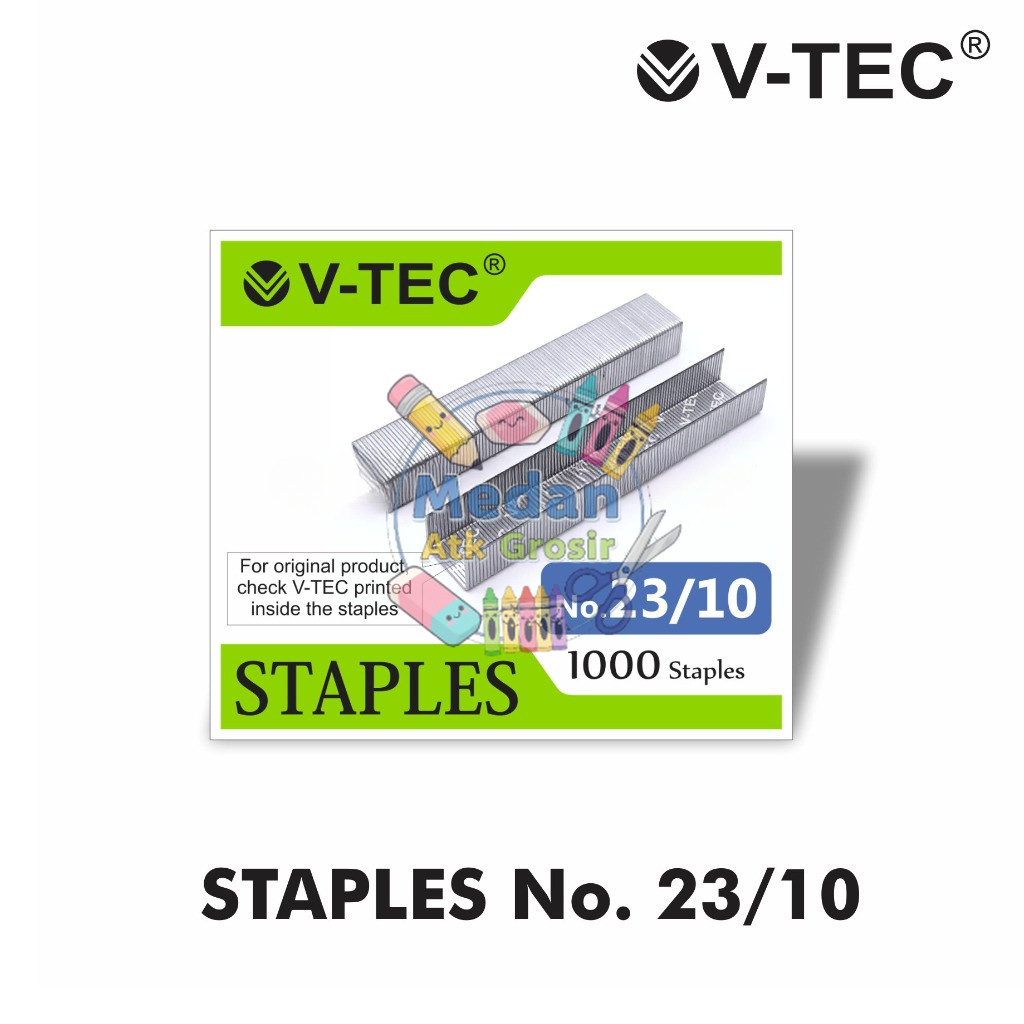 

Isi Hekter / Staples / Neces Vtec Ukuran 23/10