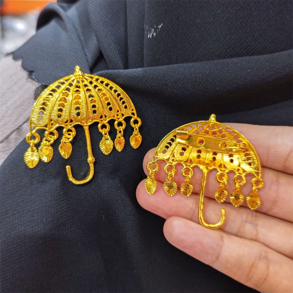 Bros Pin Bross Terbaru Import Payung Dubai Kendari Model Kekinian Model Yang Modis Dan Elegan Gold
